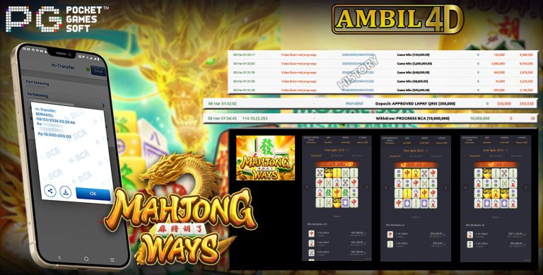 Bukti JP Mahjong Ways