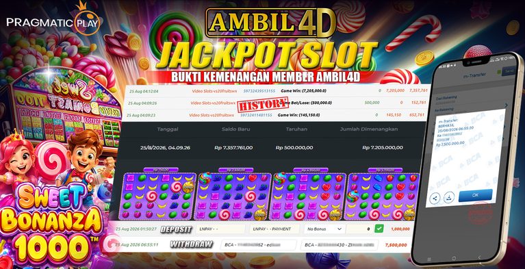 BUKTI KEMENAGAN AMBIL4D RF 3