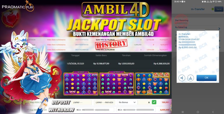 BUKTI KEMENAGAN AMBIL4D RF2