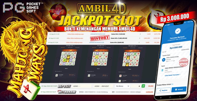 BUKTI KEMENAGAN AMBIL4D RF2