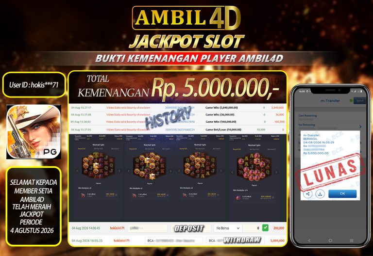 PSD BUKTI KEMENANGAN AMBIL4D RF88
