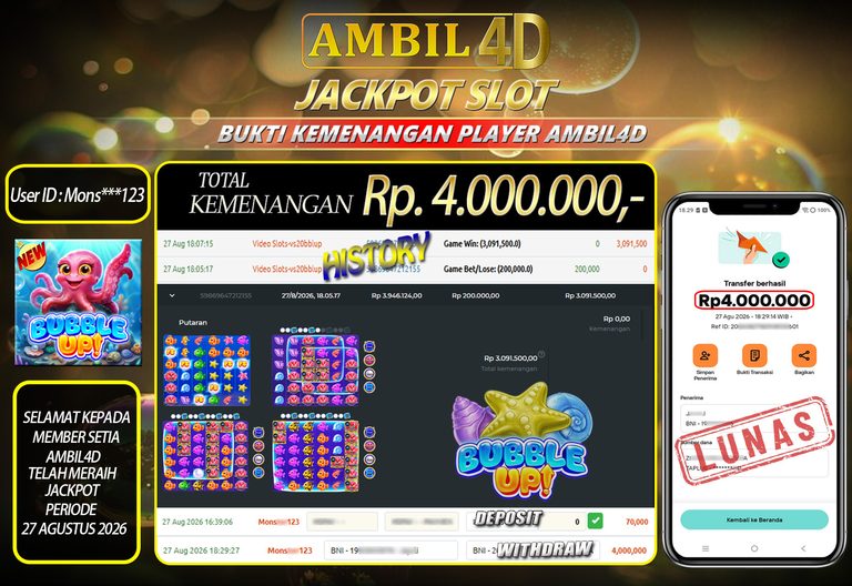 PSD BUKTI KEMENANGAN AMBIL4D RF88