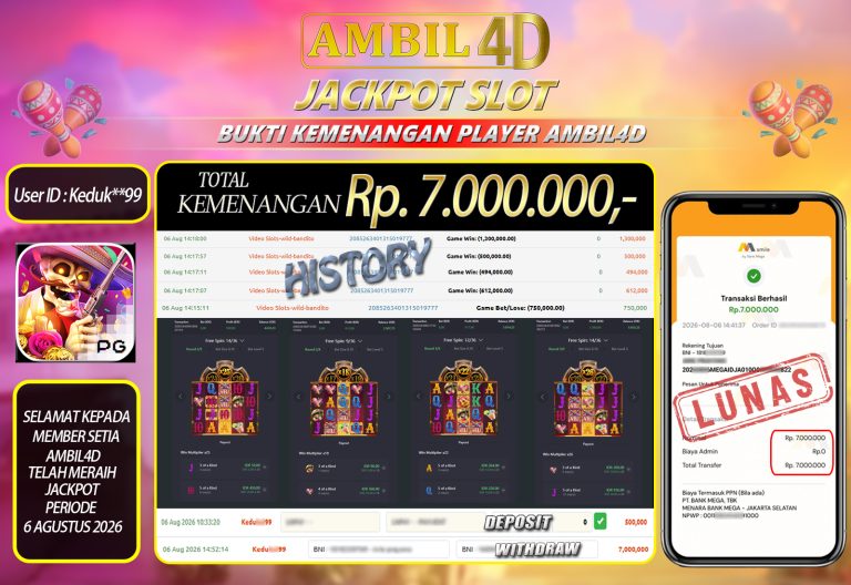 PSD BUKTI KEMENANGAN AMBIL4D RF88