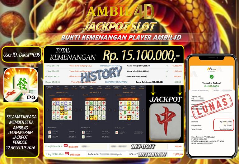 PSD BUKTI KEMENANGAN AMBIL4D RF88
