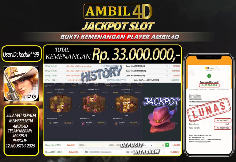 PSD BUKTI KEMENANGAN AMBIL4D RF88
