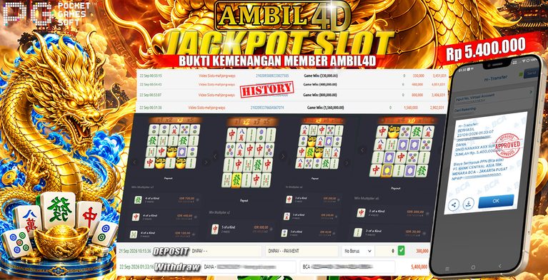 BUKTI KEMENAGAN AMBIL4D 22