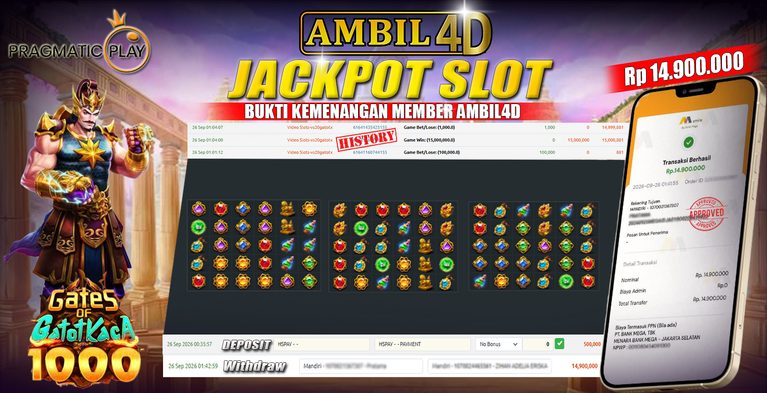 BUKTI KEMENAGAN AMBIL4D 26
