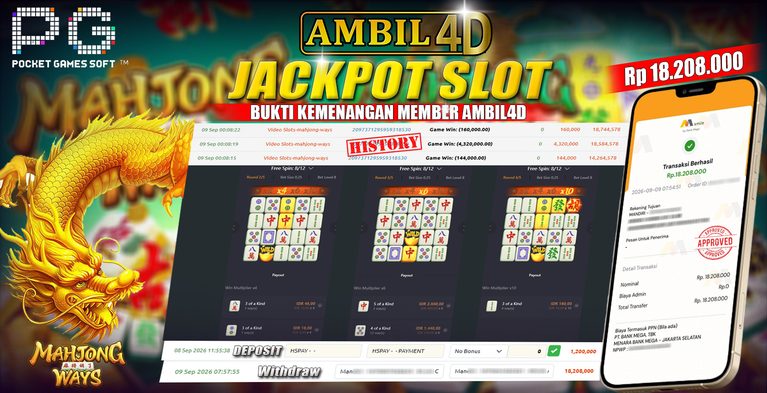 BUKTI KEMENAGAN AMBIL4D RF2