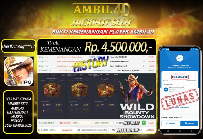 PSD BUKTI KEMENANGAN AMBIL4D RF88